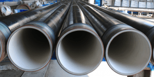Steel coated pipes